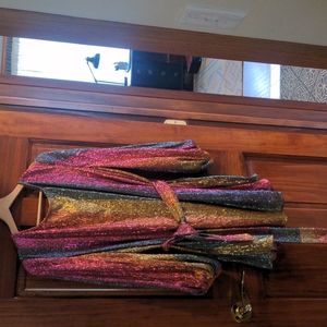 Farm Rio - Rainbow sequin mini dress multi 🌈 - Medium M